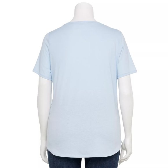 NWT Disney Floral Stitch Tee Shirt Lilo and Stich 2X PLUS - Picture 2 of 3